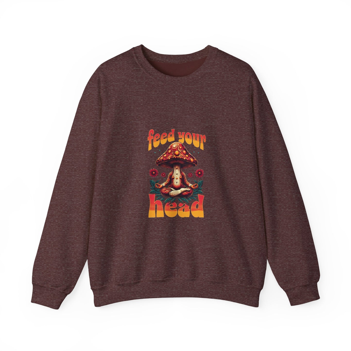 Feed Your Head Mushroom Crewneck Sweatshirt - Unisex Heavy Blend™