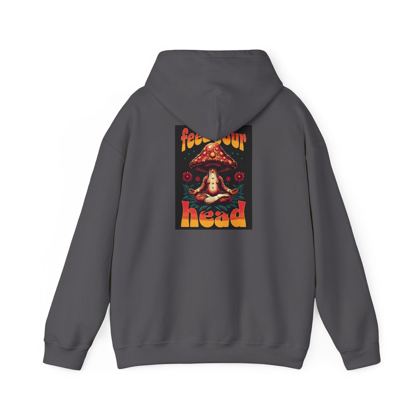 Unisex Mushroom Art Hoodie - 'Feed Your Head' Design