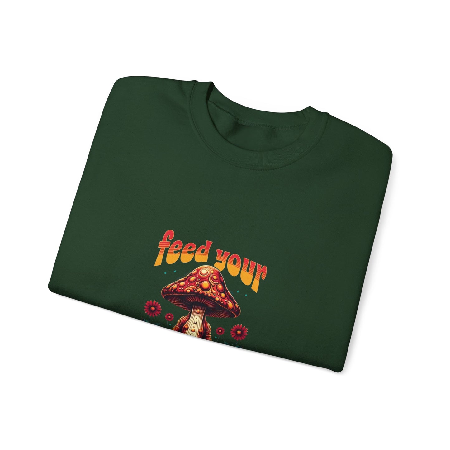 Feed Your Head Mushroom Crewneck Sweatshirt - Unisex Heavy Blend™