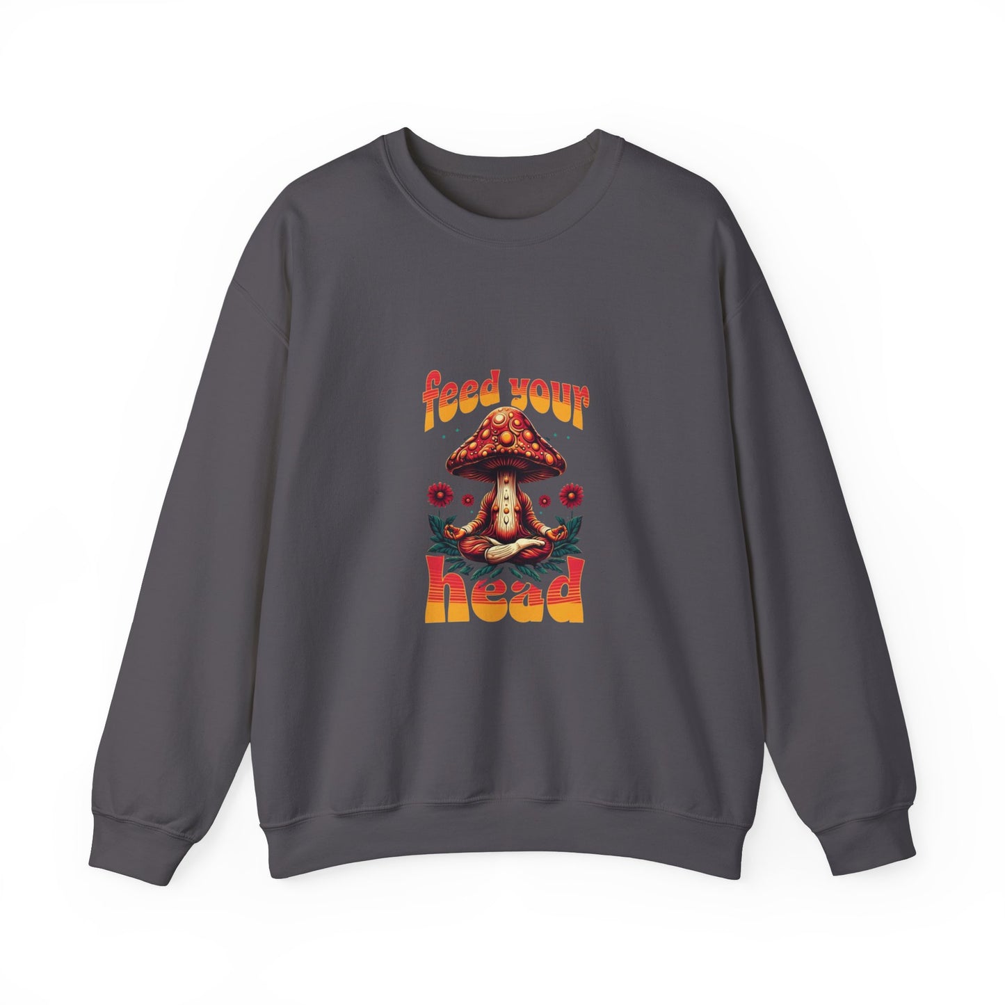 Feed Your Head Mushroom Crewneck Sweatshirt - Unisex Heavy Blend™