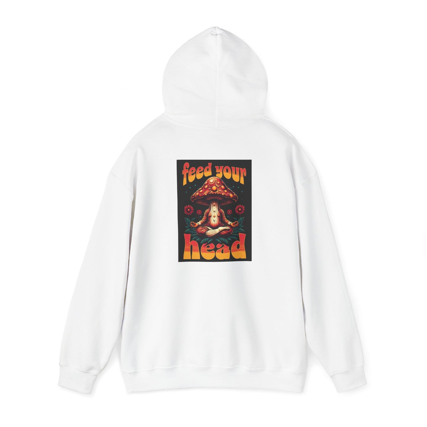 Unisex Mushroom Art Hoodie - 'Feed Your Head' Design