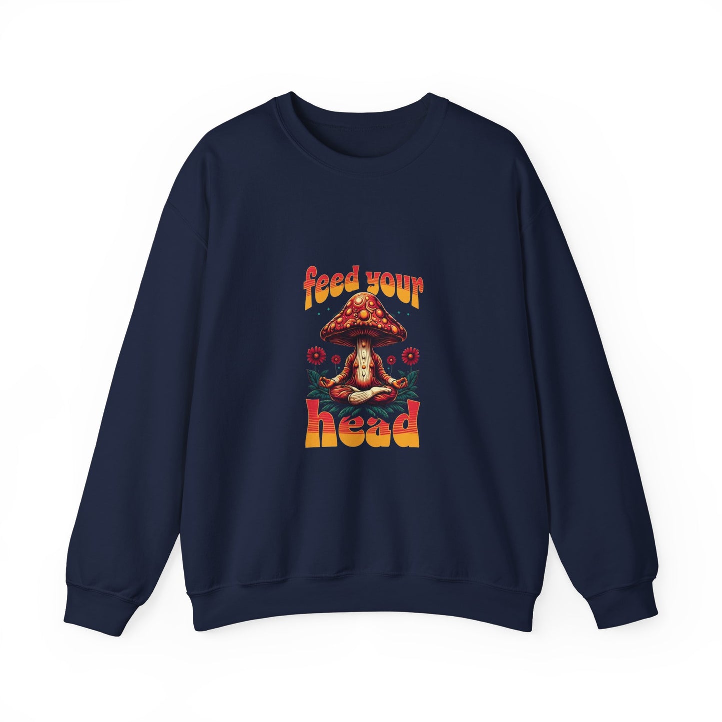 Feed Your Head Mushroom Crewneck Sweatshirt - Unisex Heavy Blend™