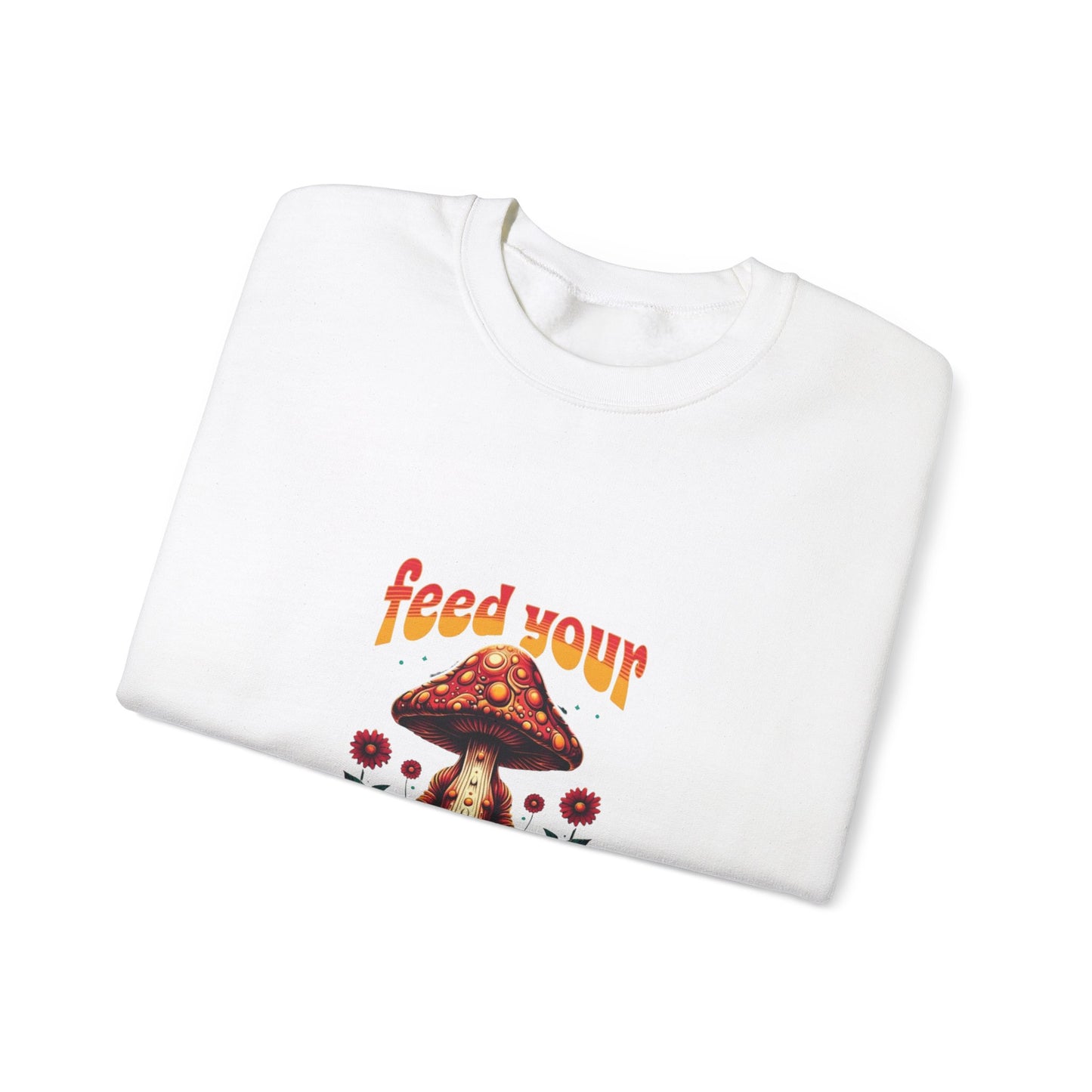 Feed Your Head Mushroom Crewneck Sweatshirt - Unisex Heavy Blend™